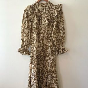 Doen Caramel Dress with Belt